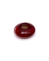 Ahşap Yassı Yuvarlak Boncuk - 1 Kilogram Mavi