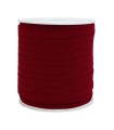 10 mm Bordo Yassı Lastik - 50 Metre