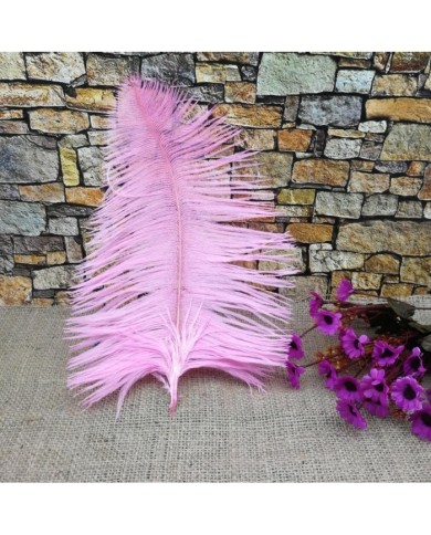 Tekli Kuş Tüyü Kısa - Pembe- 25/30 cm