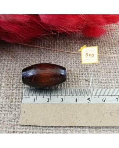 5no - Ahşap Boncuk - 1 Kg - Bej