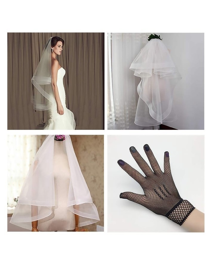 10 ADET - YUMUŞAK GREN - 1,5 CM - Beyaz