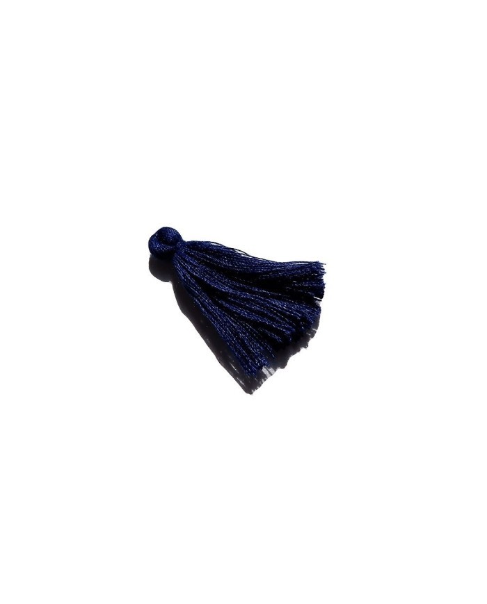 100 ADET - Mini Boy Püskül - 3cm - Lacivert