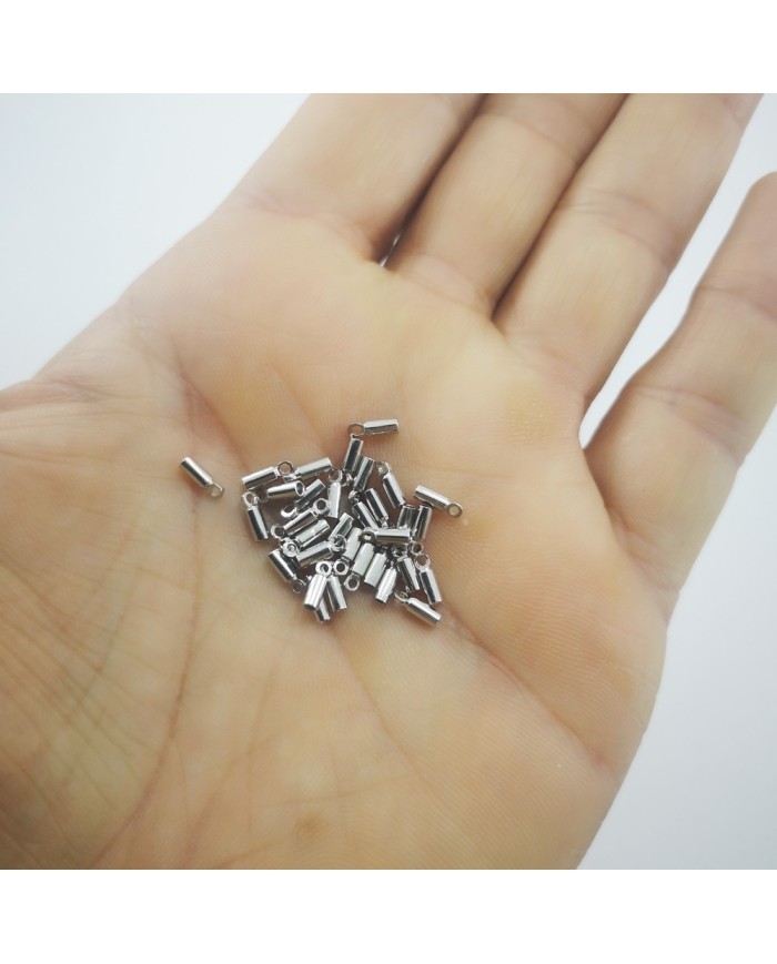 Huni Boncuk Kapak - Boncuk Şapkası - 6 mm - Gold -  10 Adet