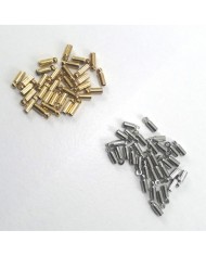 Huni Boncuk Kapak - Boncuk Şapkası - 6 mm - Gold -  10 Adet