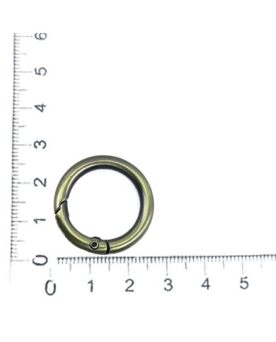 Yuvarlak Kapama Aparatı - Gold -2.5cm 10 ADET
