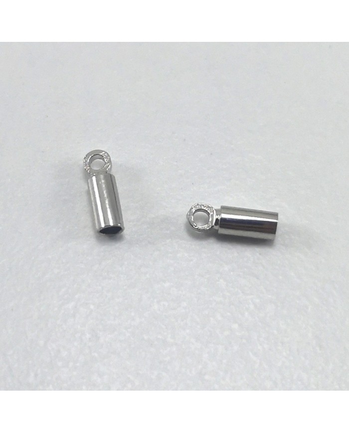 Huni Boncuk Kapak - Boncuk Şapkası - 6 mm - Gümüş -  10 Adet