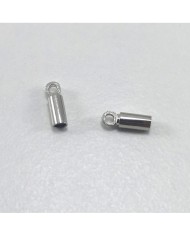 Huni Boncuk Kapak - Boncuk Şapkası - 6 mm - Gümüş -  10 Adet