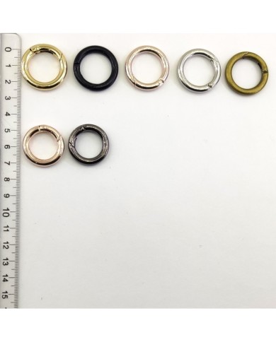 Metal Çanta Halka - Bakır - 10 Adet