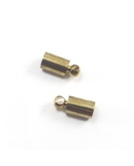 Huni Boncuk Kapak - Boncuk Şapkası - 9 mm - Gold - 25 Adet