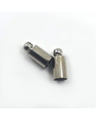 Huni Boncuk Kapak - Boncuk Şapkası - 9 mm - Gümüş - 10 Adet