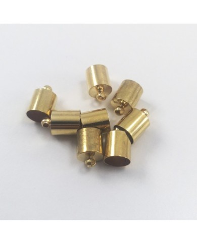 Huni Boncuk Kapak - Boncuk Şapkası - 11 mm - Gold - 50 Adet
