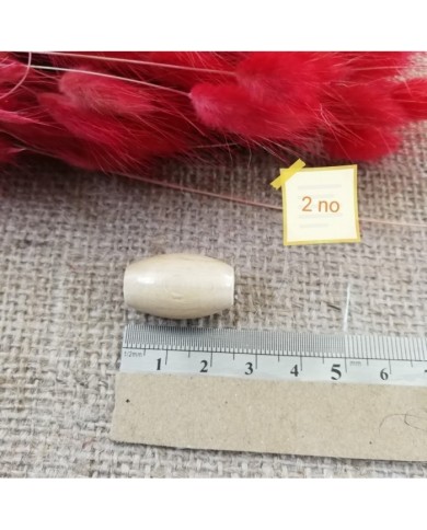 2no - Ahşap Boncuk - 1 Kg - Siyah