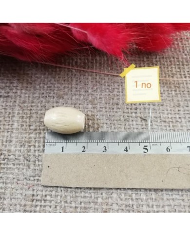 1no - Ahşap Boncuk - 1 Kg - Siyah