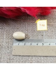 1no - Ahşap Boncuk - 1 Kg - Siyah