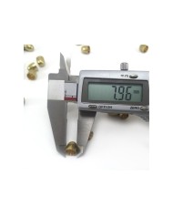 9mm Huni Boncuk Kapak - Boncuk Şapkası - Gold - 50 Adet