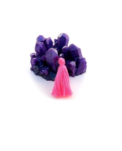 100 ADET - MİNİ BOY PÜSKÜL - 3CM - KOYU PEMBE