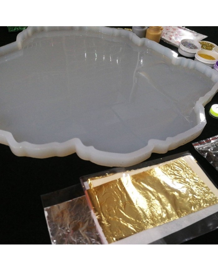 Tepsi Kalıbı Reçine Epoksi Seti T1 - A93 1. Boya Rengi Seçiniz Mavi 2. Boya Rengi Seçiniz Beyaz