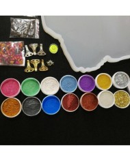 Tepsi Kalıbı Reçine Epoksi Seti T1 - A93 1. Boya Rengi Seçiniz Mavi 2. Boya Rengi Seçiniz Beyaz