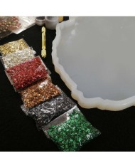 Tepsi Kalıbı Reçine Epoksi Seti T1 - A93 1. Boya Rengi Seçiniz Hardal 2. Boya Rengi Seçiniz Beyaz