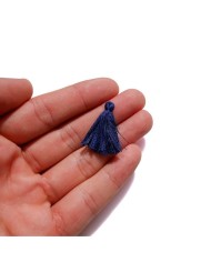 100 ADET - Mini Boy Püskül - 3cm - Lacivert