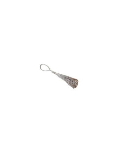 50 ADET - İTHAL PÜSKÜL - 8 CM - gümüş