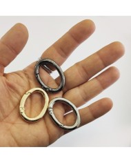 Metal Çanta Kanca Halka Oval Gold 10 ADET