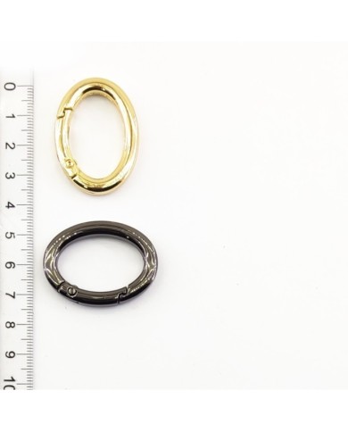 Metal Çanta Kanca Halka Oval Gold 10 ADET