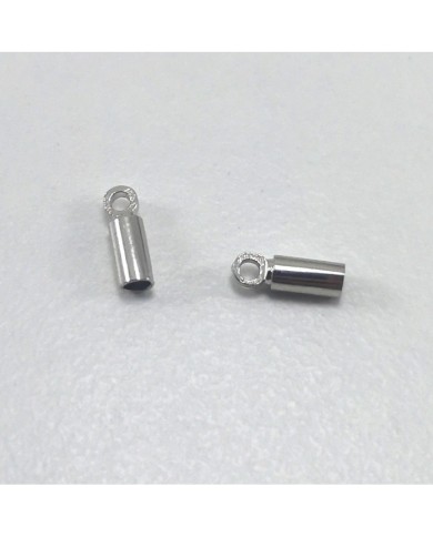 Huni Boncuk Kapak - Boncuk Şapkası - 6 mm - Gümüş -  10 Adet