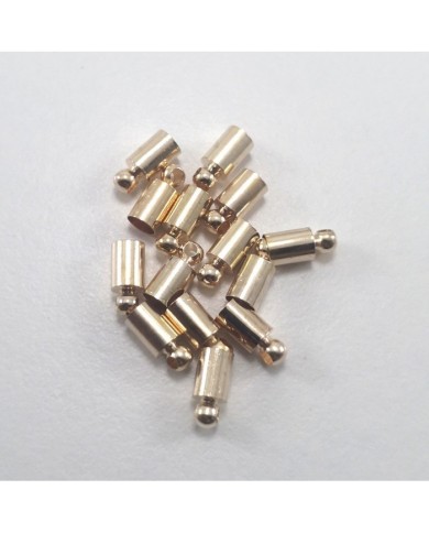 Huni Boncuk Kapak - Boncuk Şapkası - 9 mm - Rose- 10 Adet