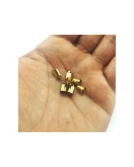 Huni Boncuk Kapak - Boncuk Şapkası - 9 mm - Gümüş - 10 Adet