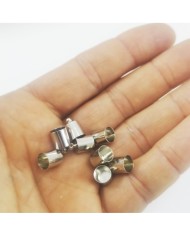10 mm Huni Boncuk Kapak - Boncuk Şapkası -  Gold - 25 Adet