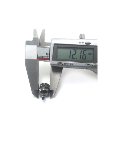 17 mm Huni Boncuk Kapak - Boncuk Şapkası - Füme - 25 Adet