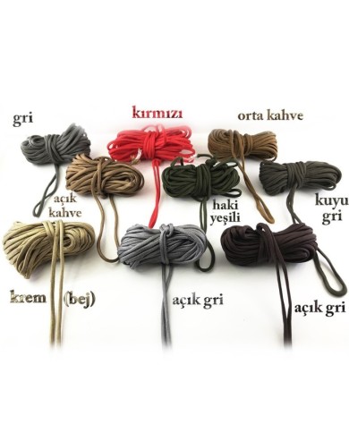Paracord İp Paraşüt İpi Renk Seçmeli