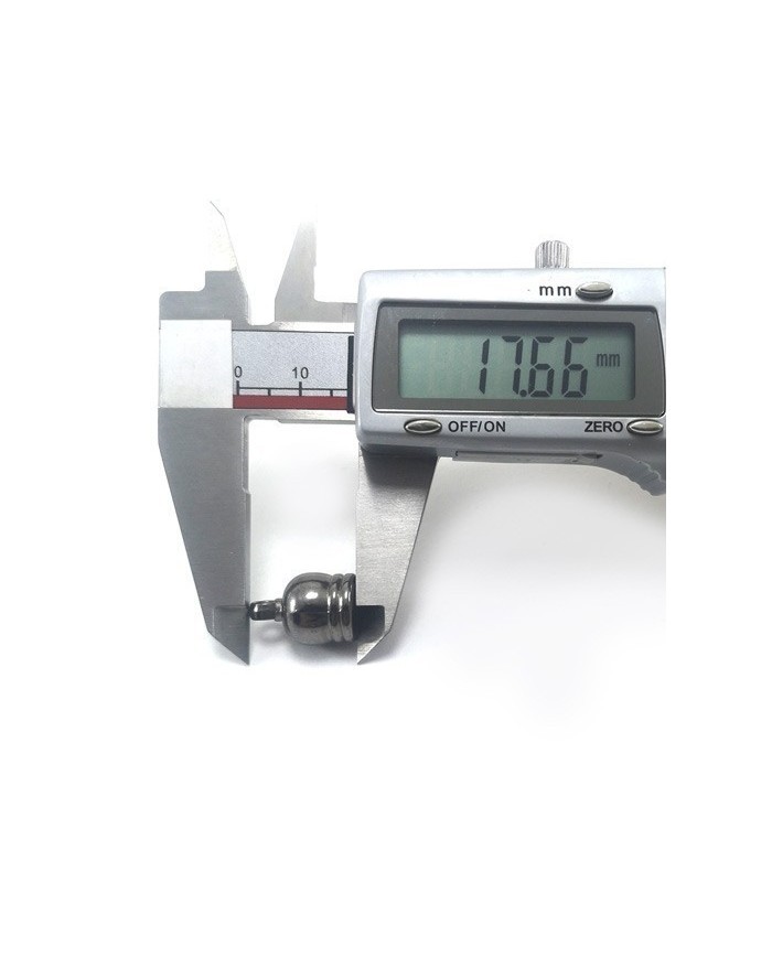 17 mm Huni Boncuk Kapak - Boncuk Şapkası - Gümüş- 50 Adet
