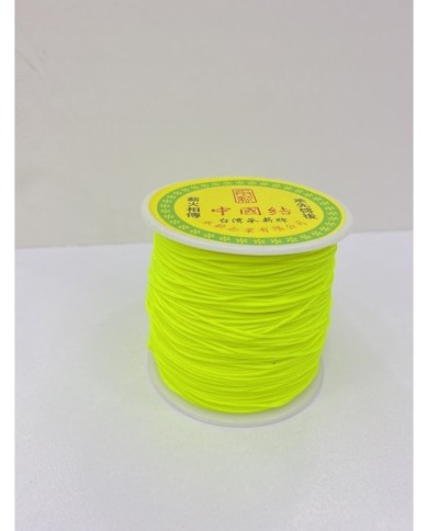 08 Paraşüt İpi Neon Sarı  (f 228)  50 Metre