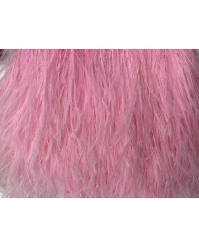 Deve Kuşu Tüyü Pembe 1 Metre