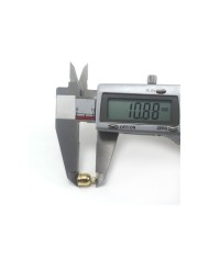 10mm Huni Boncuk Kapak - Boncuk Şapkası -  Gold - 10 Adet