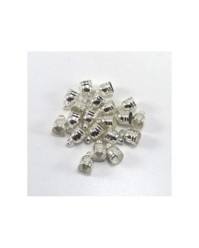 9mm Huni Boncuk Kapak - Boncuk Şapkası -  Gold - 10 Adet