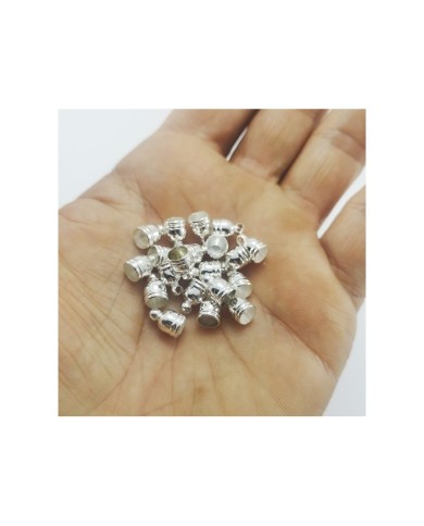 9mm Huni Boncuk Kapak - Boncuk Şapkası -  Gold - 25 Adet