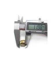 12mm Huni Boncuk Kapak - Boncuk Şapkası - Gold - 25 Adet