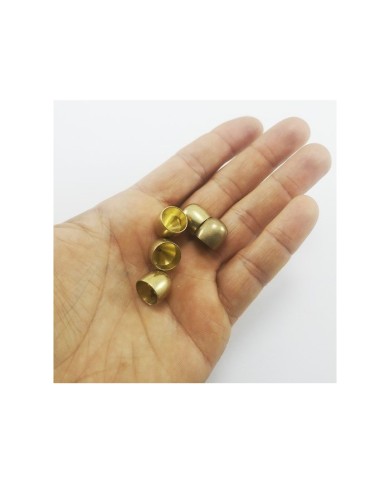 12mm Huni Boncuk Kapak - Boncuk Şapkası - Gold - 50 Adet
