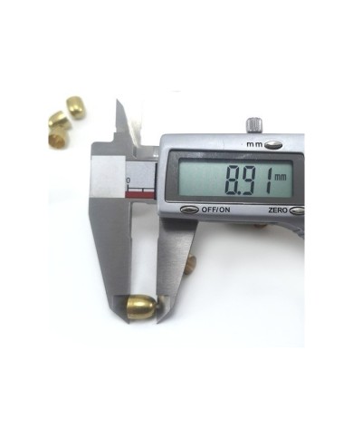 9mm Huni Boncuk Kapak - Boncuk Şapkası - Gold - 25 Adet