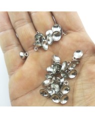 Huni Boncuk Kapak - Boncuk şapkası - 6 mm - 25 Adet