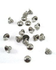 Huni Boncuk Kapak - Boncuk şapkası - 6 mm - 50 Adet