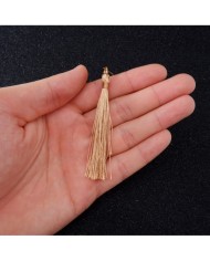 50 ADET - İTHAL PÜSKÜL - 8 CM - BEJ