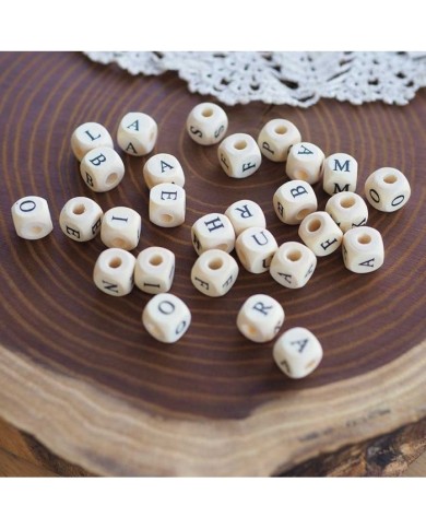 Ahşap Harf Boncuk 10mm 250 gr