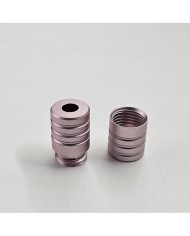 Metal Klipsli Çok Amaçlı Silindir Kapama - Toz Pembe