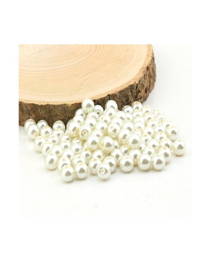 Plastik Lüks İnciler 4 mm 500 Gr