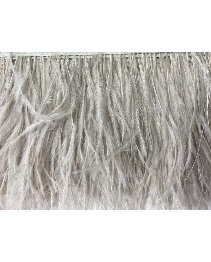 Deve Kuşu Tüyü Duman Rengi 1 Metre