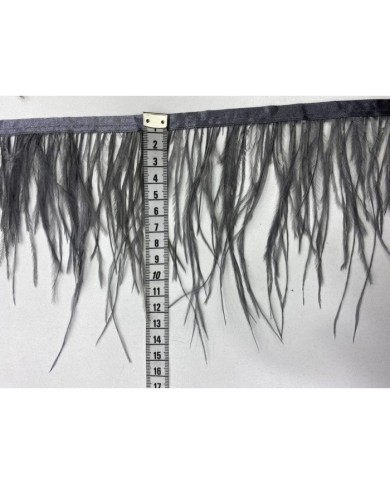 Deve Kuşu Tüyü Siyah 1 Metre